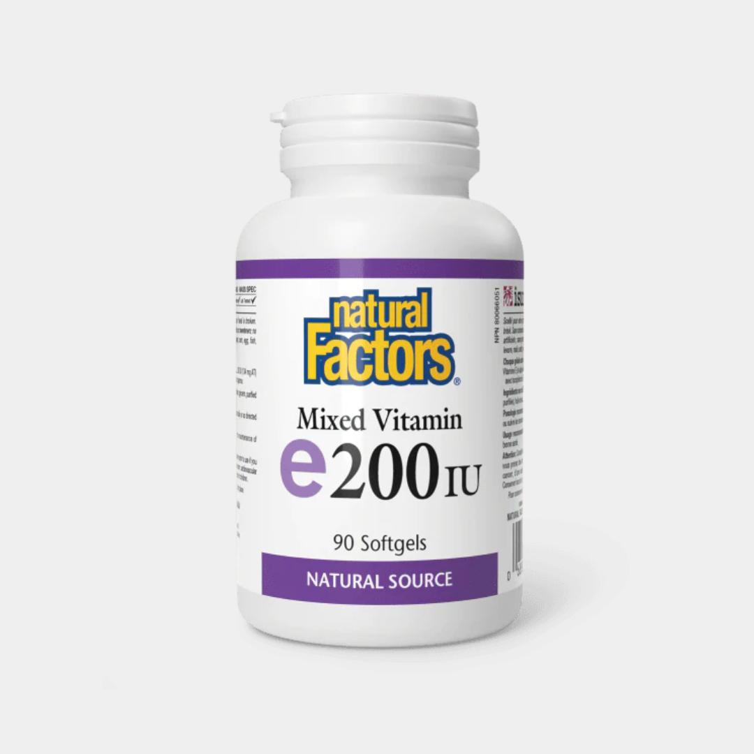 Vitamín E 200 UI - Natural Factors