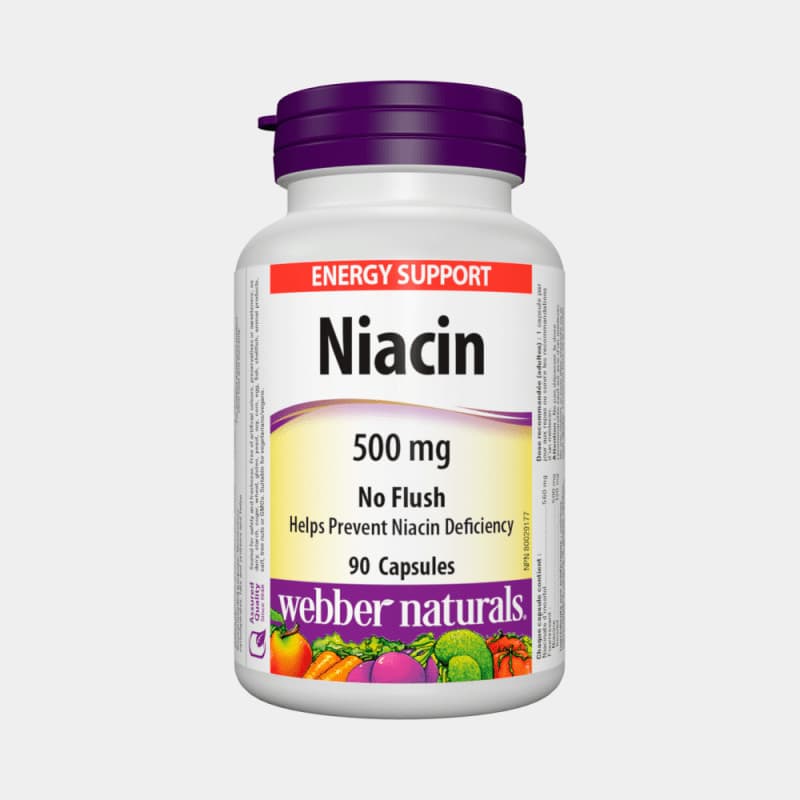Niacín 500 mg (Vitamín B3)