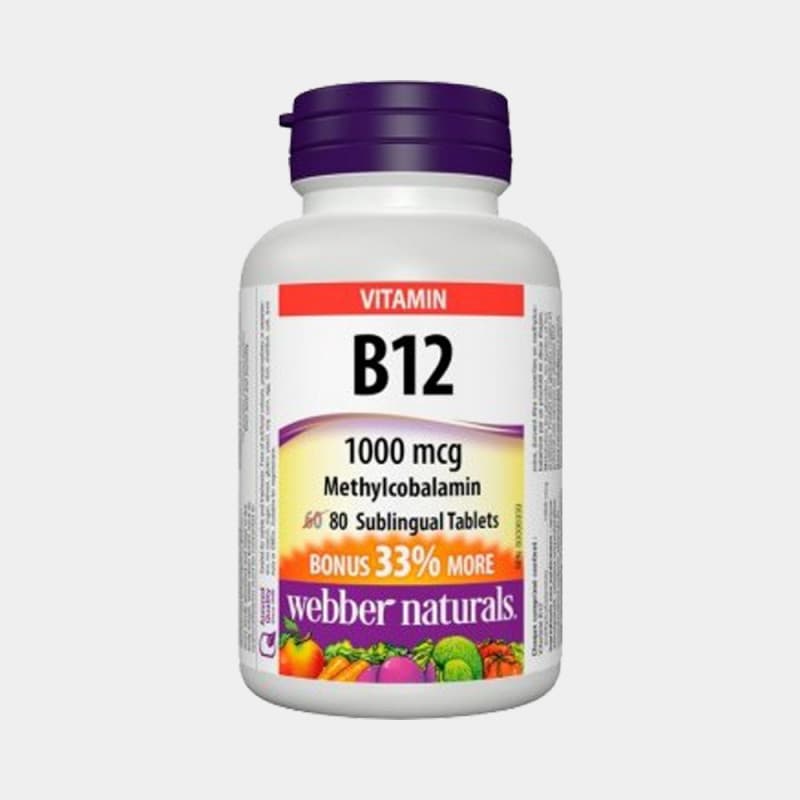 Vitamín B12 1000 mcg Metylkobalamin BONUS