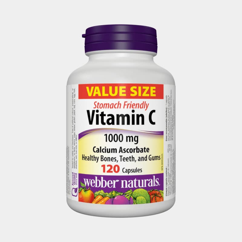 Vitamín C 1000 mg, Vápnik