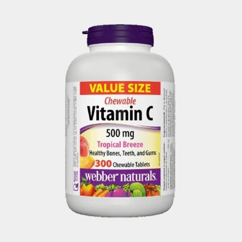 Vitamín C žuvacie tablety 500 mg tropický vánok