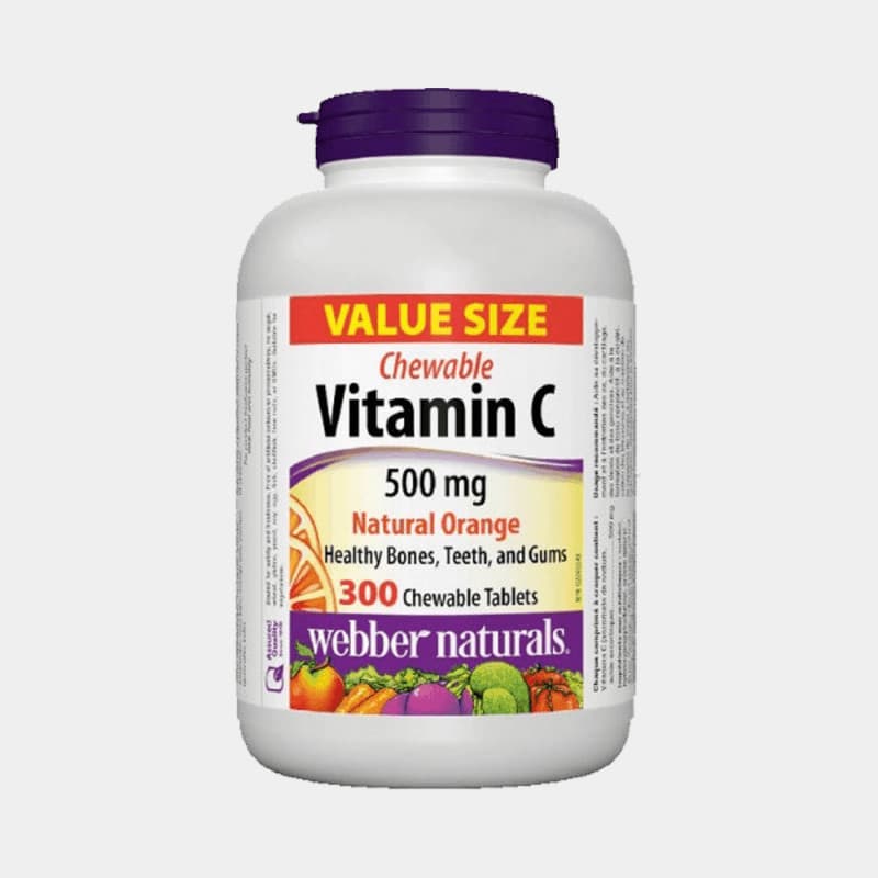 Vitamín C žuvacie tablety 500 mg s príchuťou pomaranča