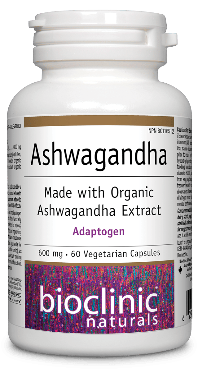 Ashwagandha 600 mg - Bioclinic Naturals – obrázok 2