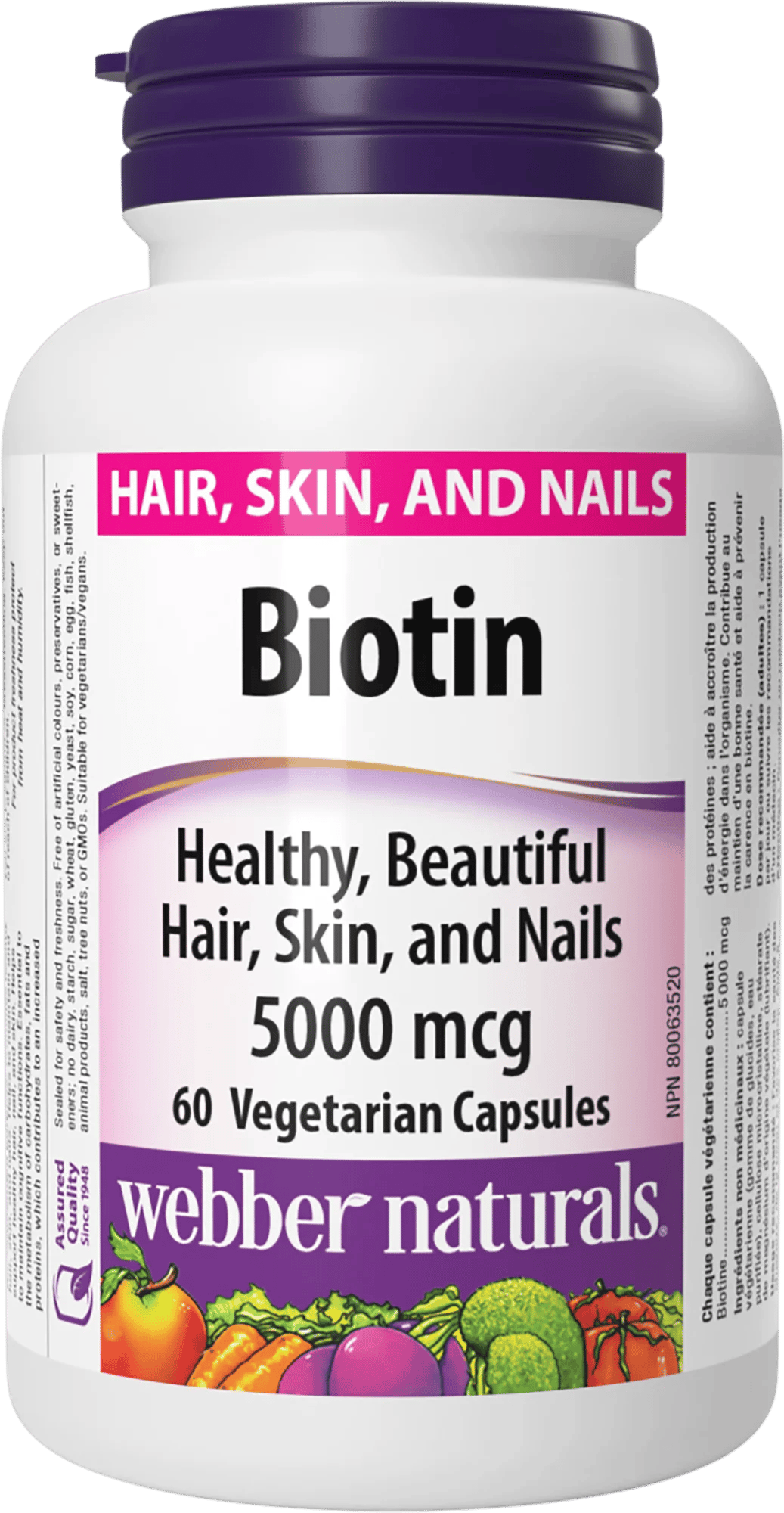 Biotin 5000 mcg – obrázok 2