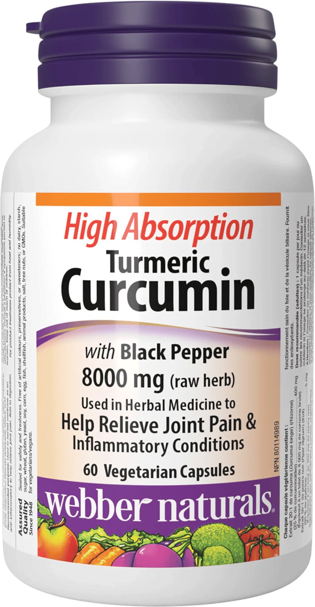 Kurkumín s čiernym korením 400 mg (surová bylina) 5mg – obrázok 2