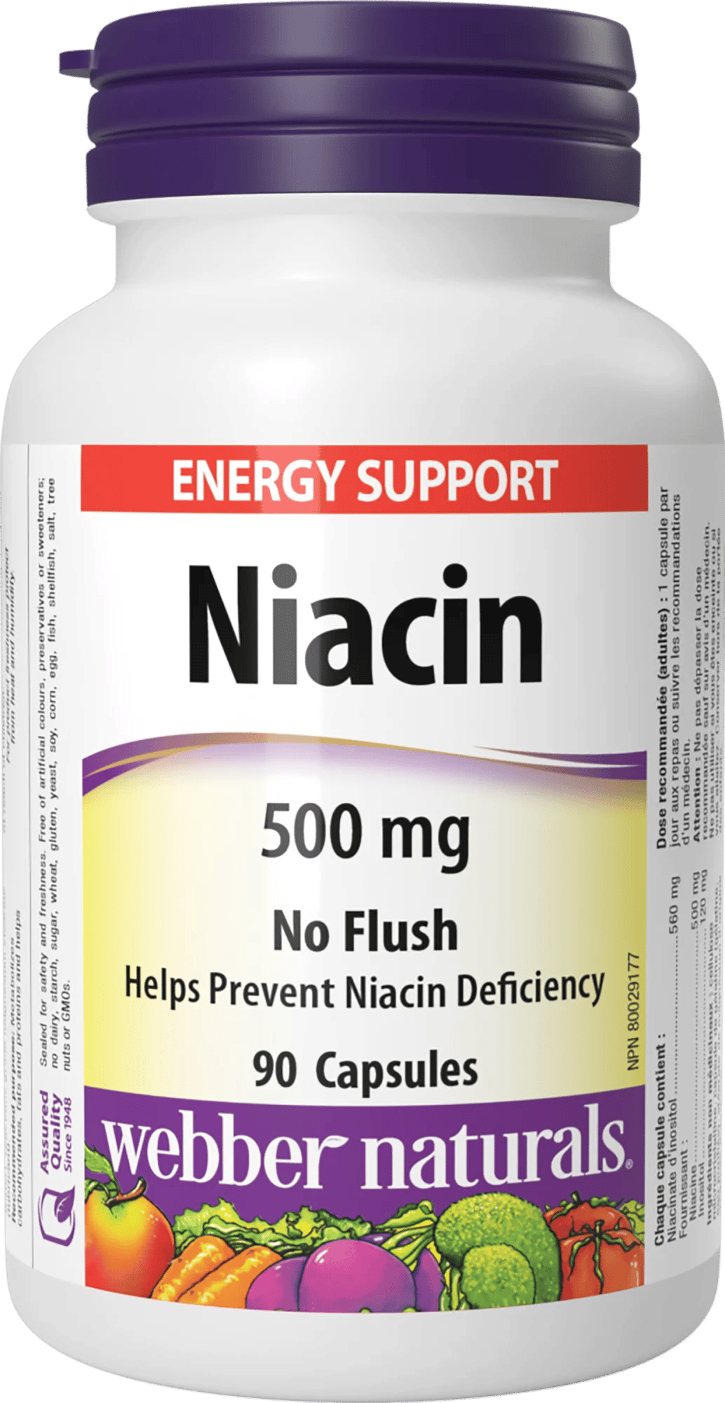 Niacín 500 mg (Vitamín B3) – obrázok 2