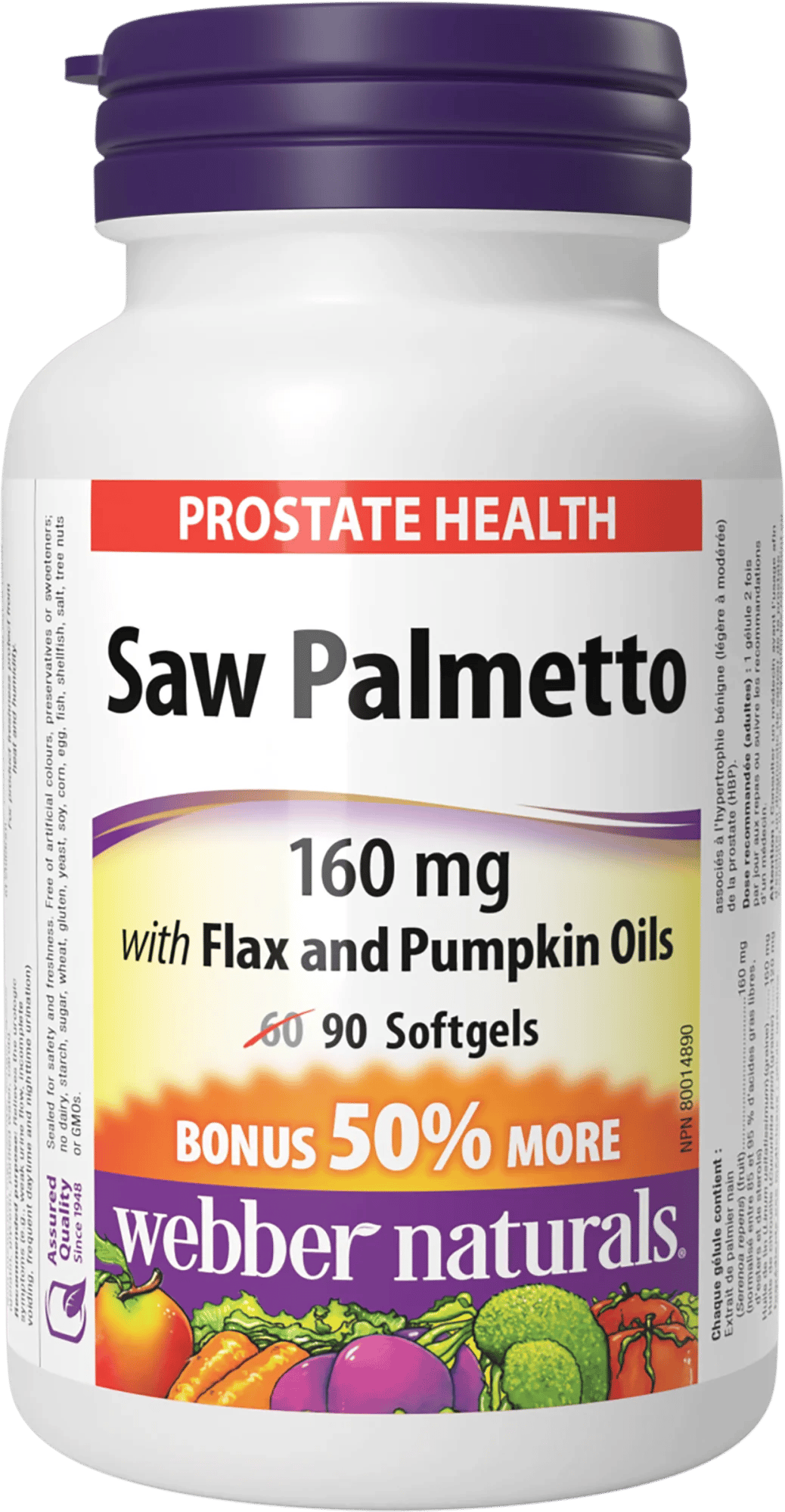 Prostata (Saw Palmetto) 160mg Bonus – obrázok 2