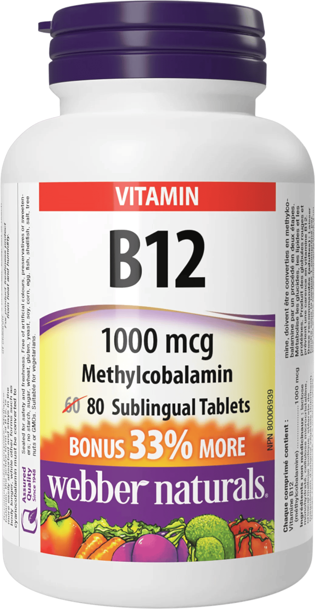 Vitamín B12 1000 mcg Metylkobalamin BONUS – obrázok 2
