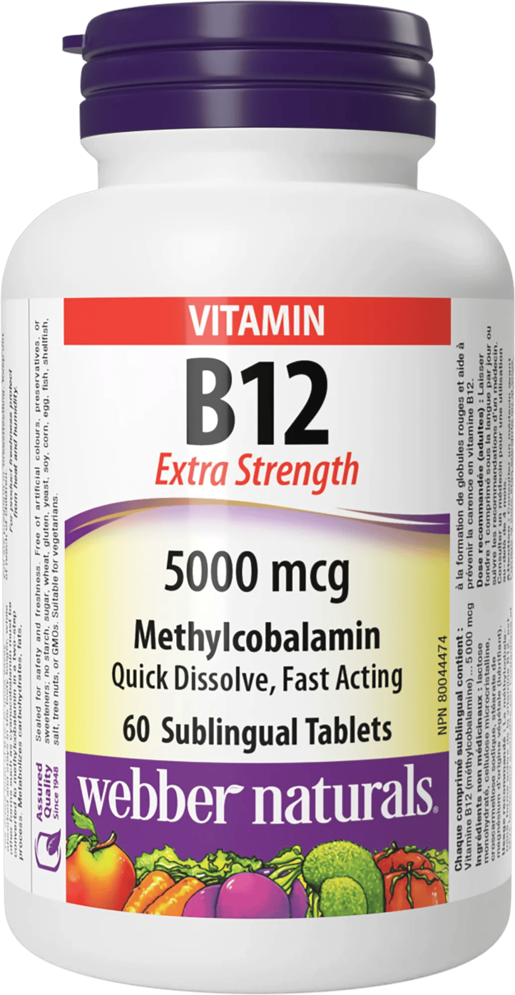 Vitamín B12 5000 mcg Metylkobalamin BONUS – obrázok 2