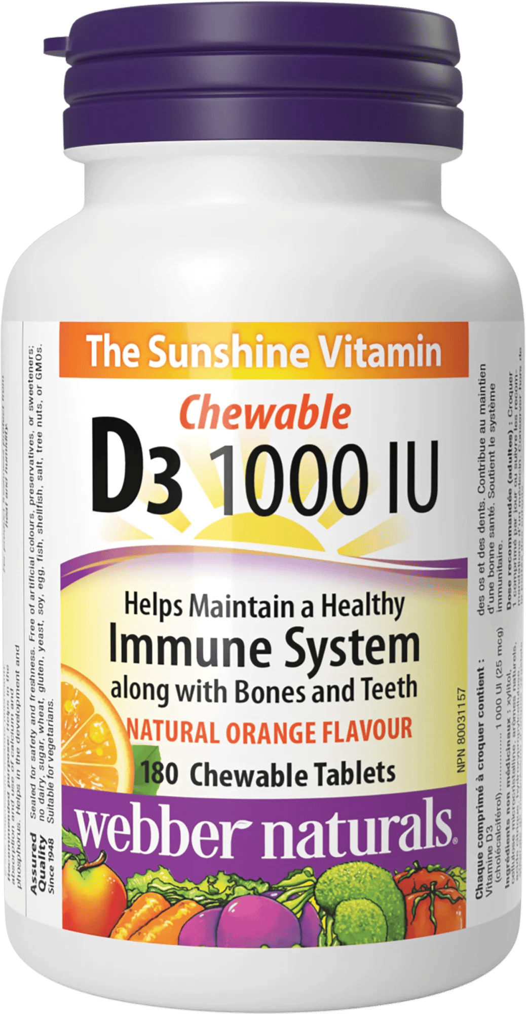 Vitamín D3 1000 IU cmúľací – obrázok 2
