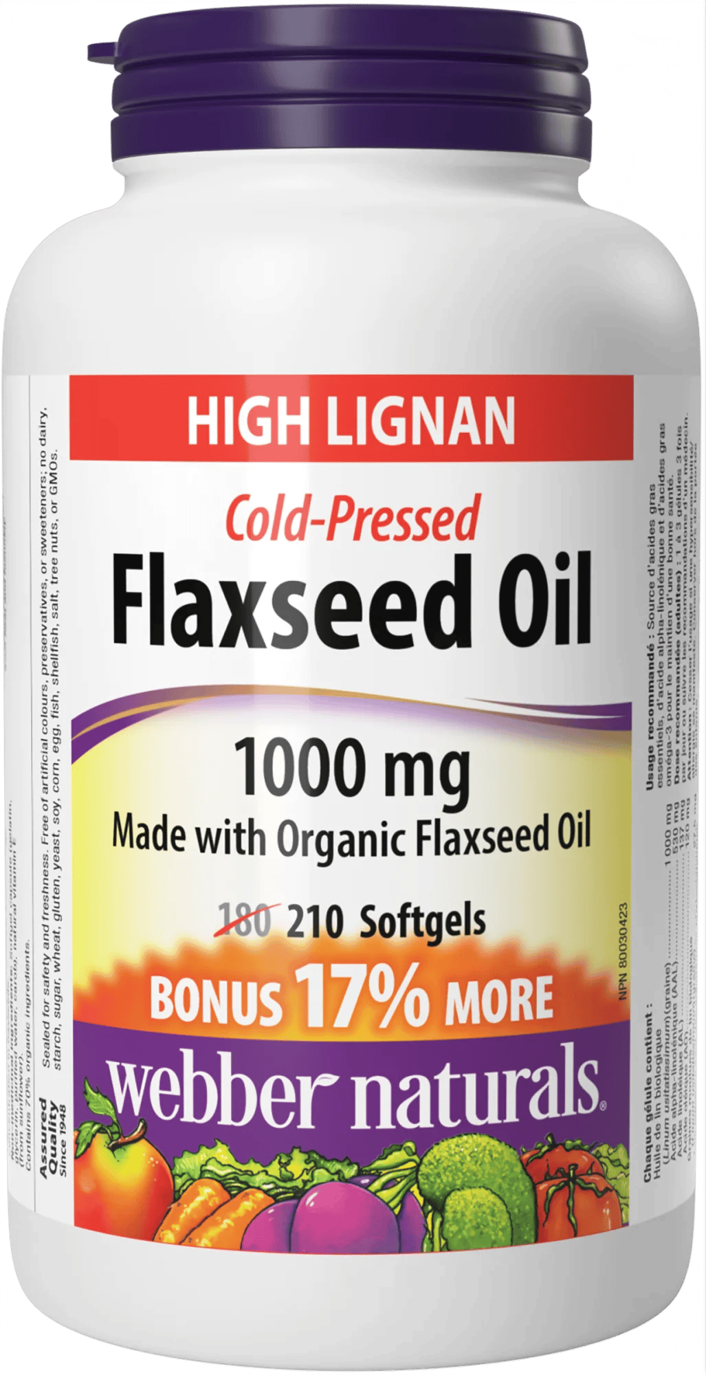 Ľanový olej 1000 mg Bonus – obrázok 2