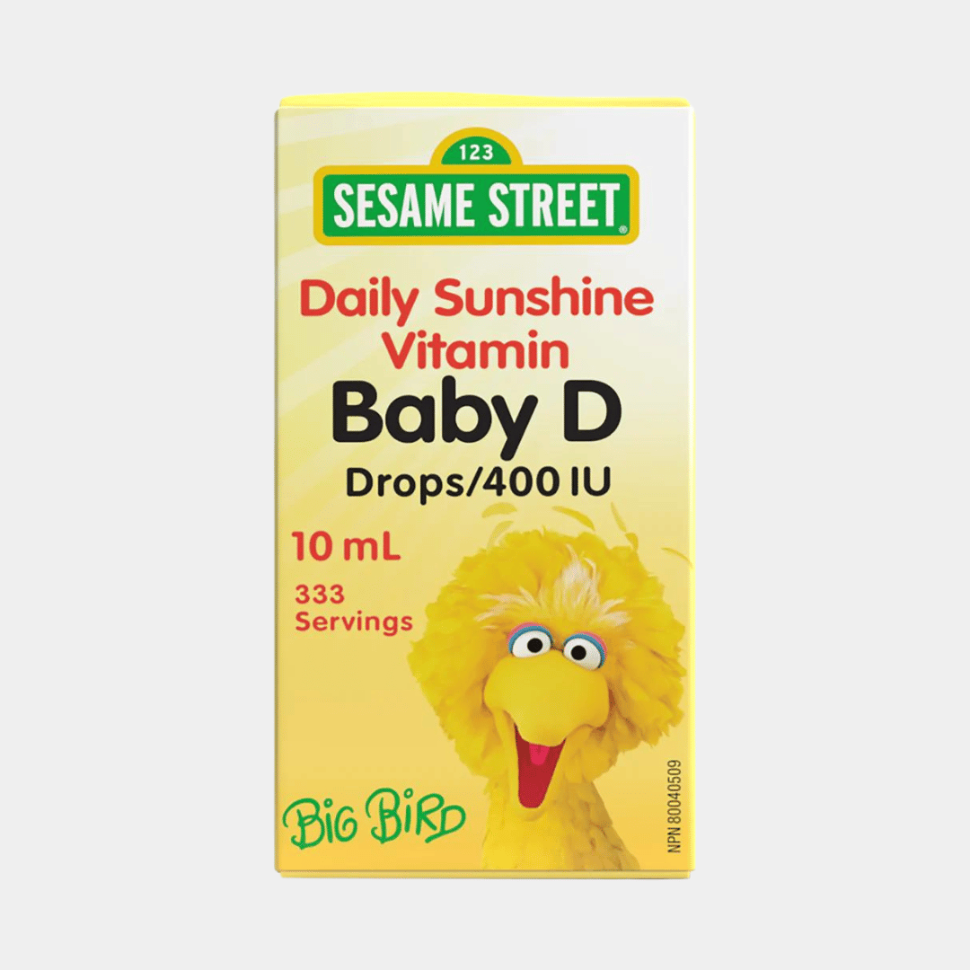 Sesame Street® Vitamín D3 kvapky pre dojčatá a deti