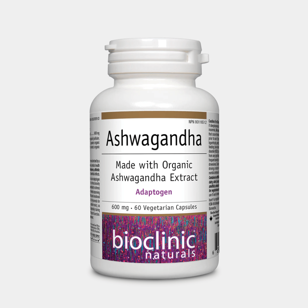 Ashwagandha 600 mg - Bioclinic Naturals