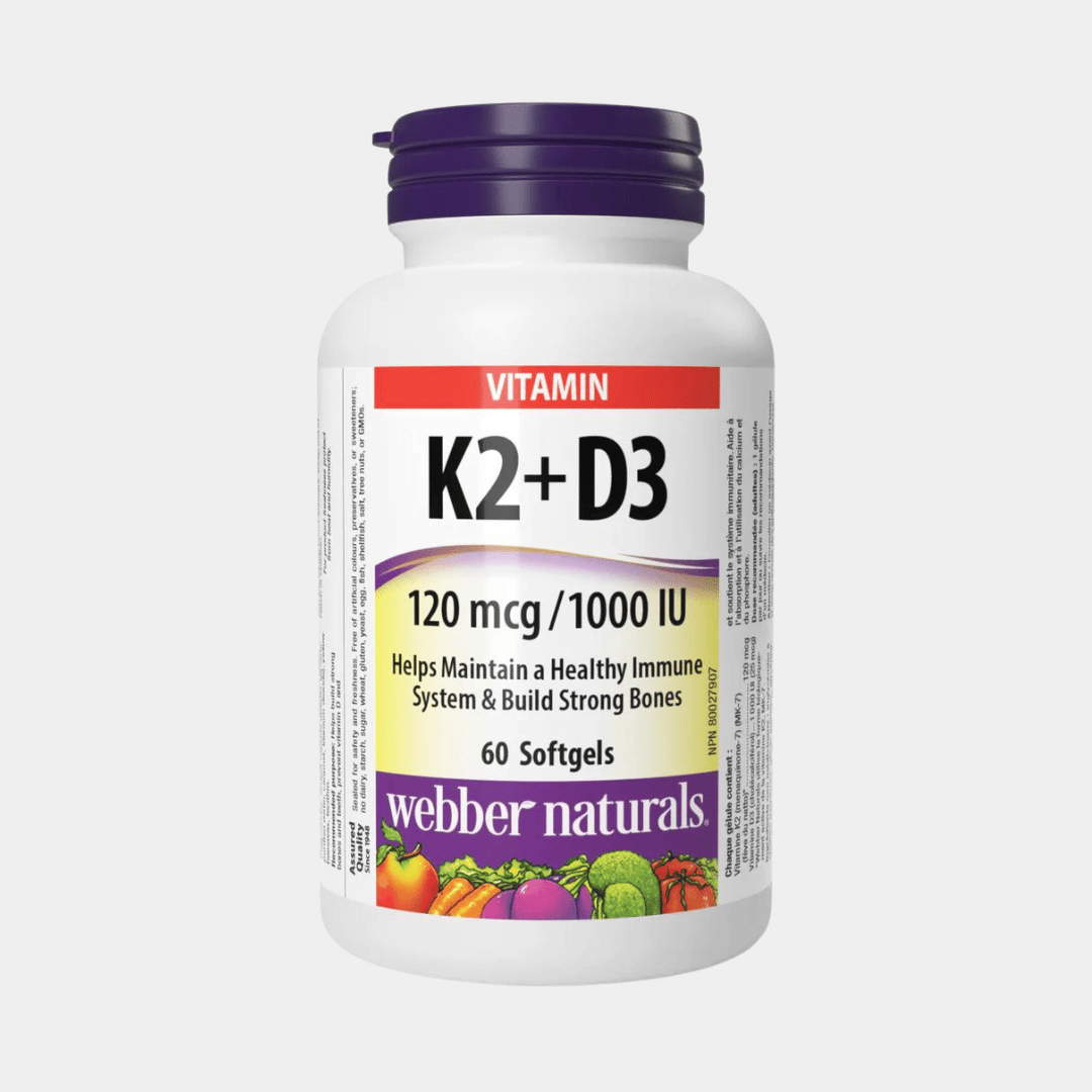 Vitamín K2 120 mcg + D3 1000 IU
