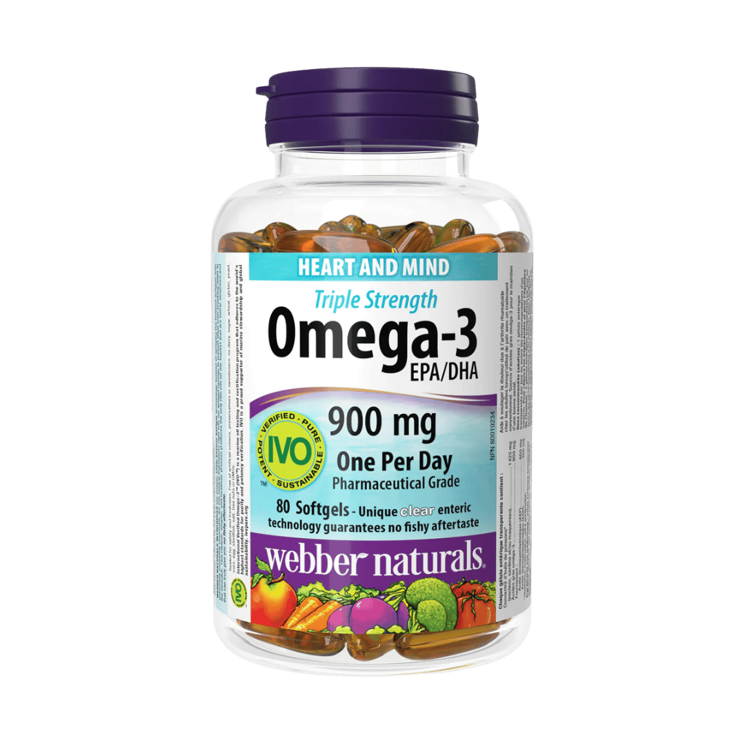 Trojitá sila Omega-3 900 mg EPA/DHA Bez rybej pachuti – obrázok 2