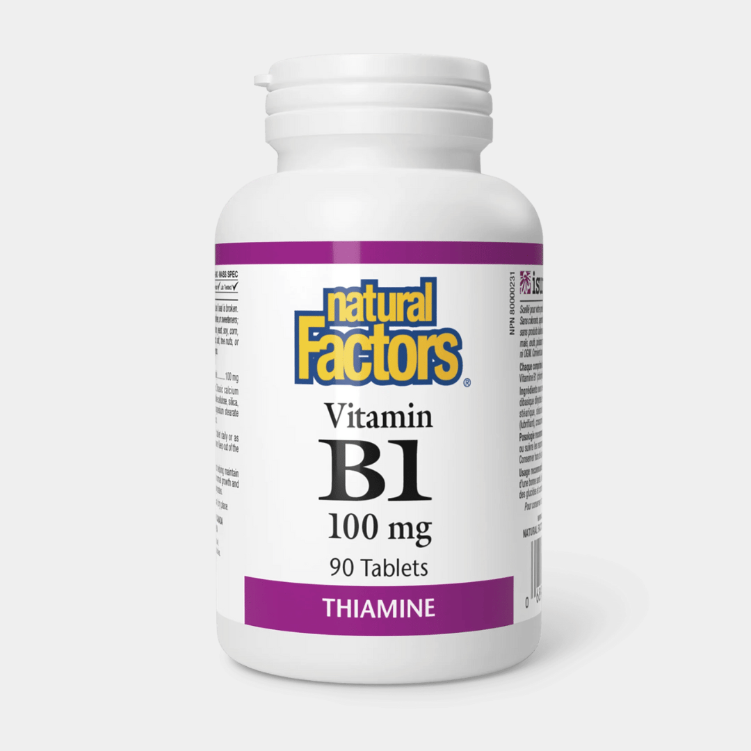 Vitamín B1 100 mg (tiamín) - Natural Factors