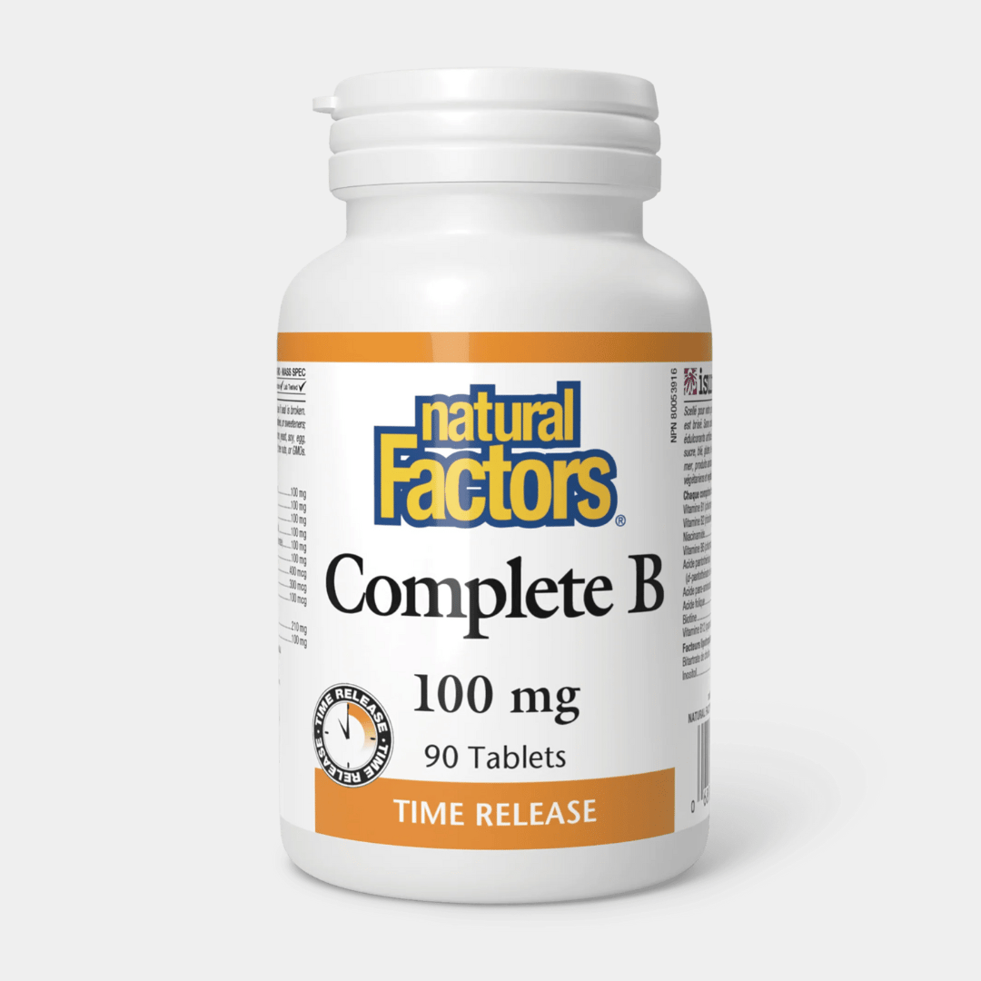 B-Komplex 100 mg (B100) časované - Natural Factors