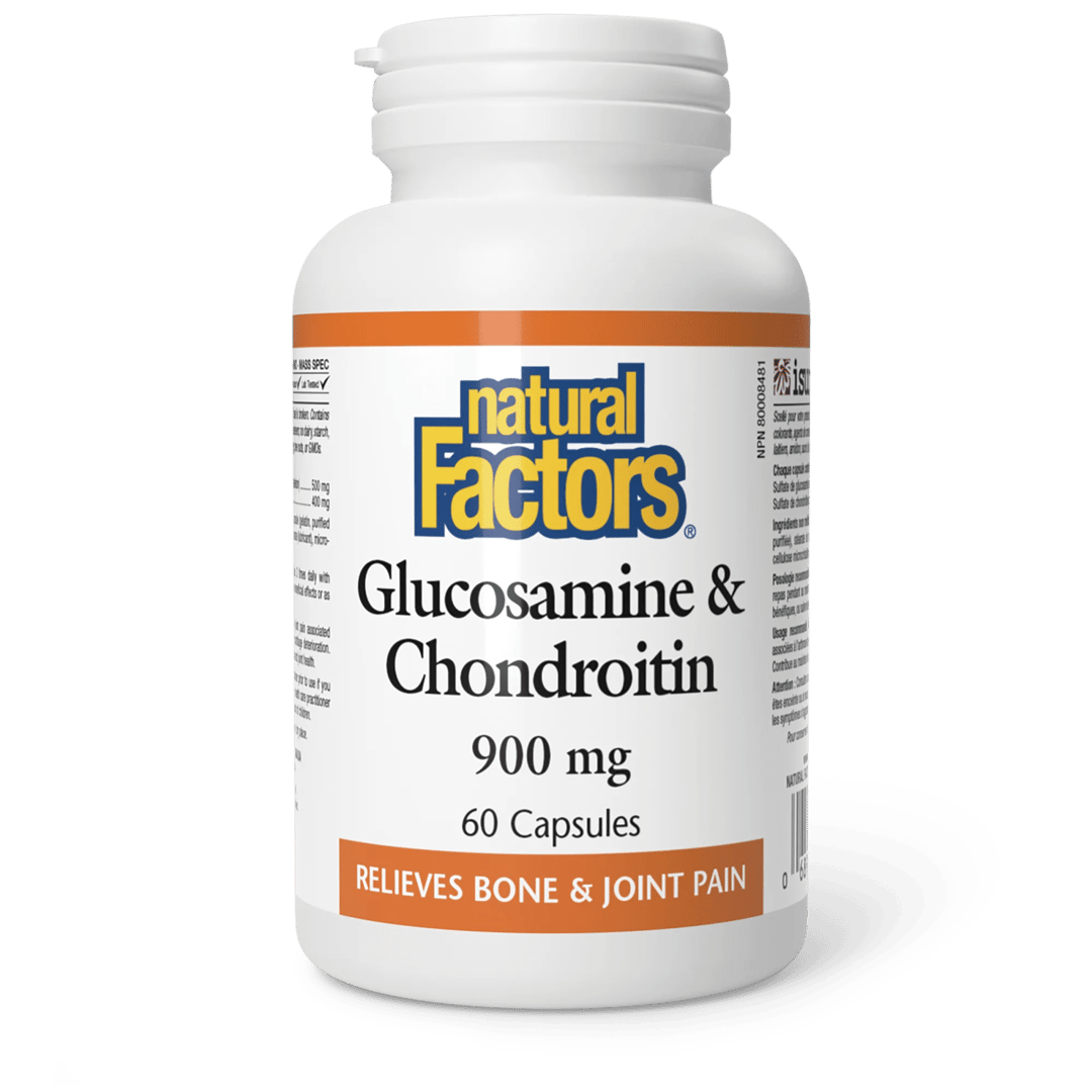 Glukosamín, Chondroitín 900 mg - Natural Factors – obrázok 2