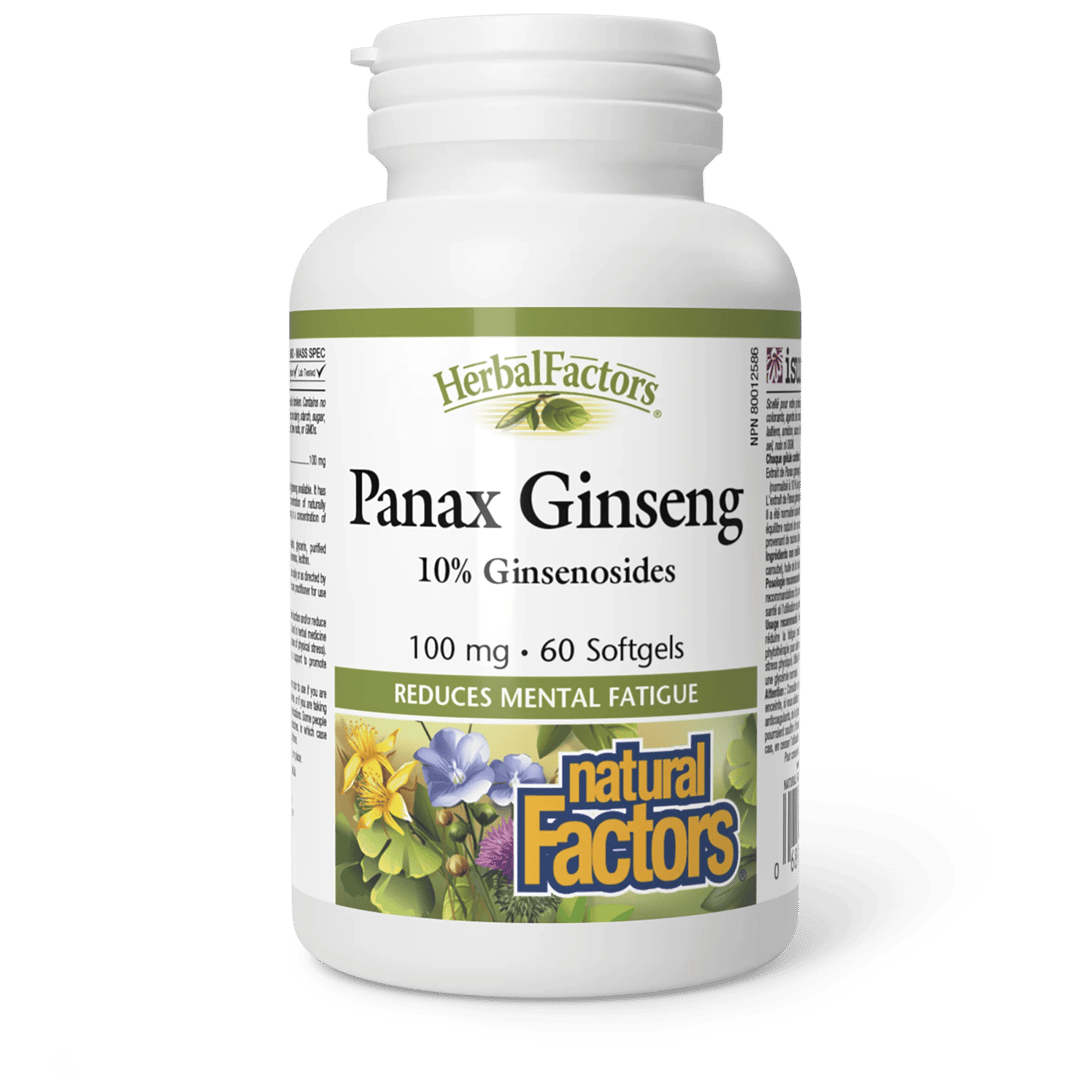 Panax ženšen 100 mg - Natural Factors – obrázok 2