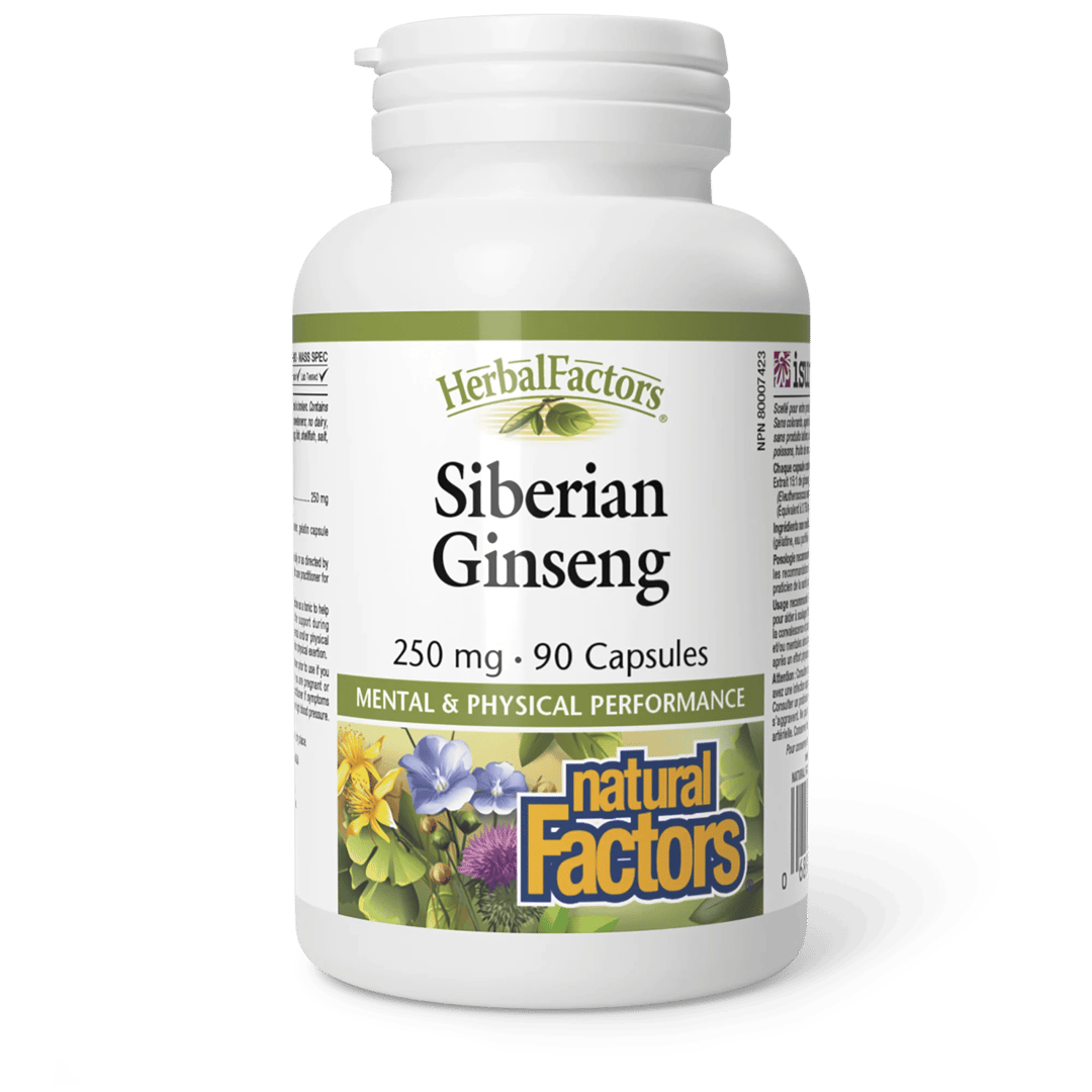 Ženšen sibírsky 250 mg - Natural Factors – obrázok 2