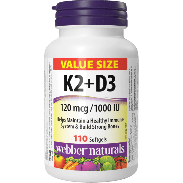Vitamín K2 + D3 120 mcg/1000 IU – obrázok 2