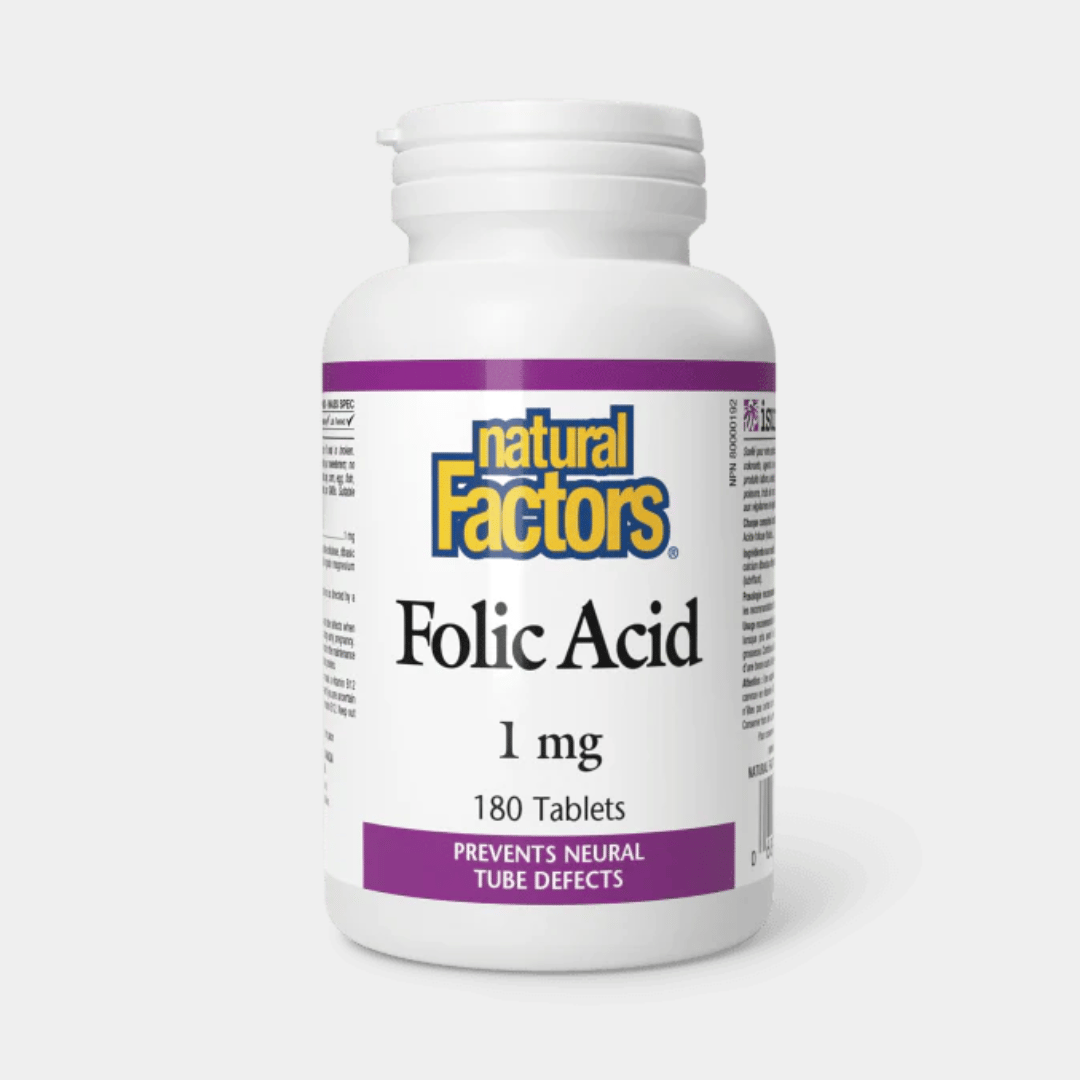 Kyselina listová (folát) 1 mg - Natural Factors
